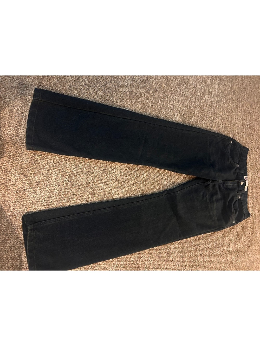 Levi's 514 Straight Black Denim Jeans Size boys 16